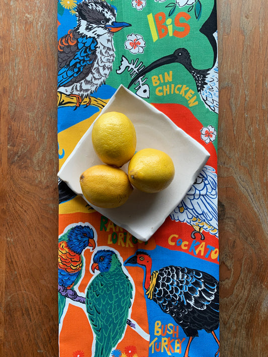 Birds of Brisbane Tea Towel