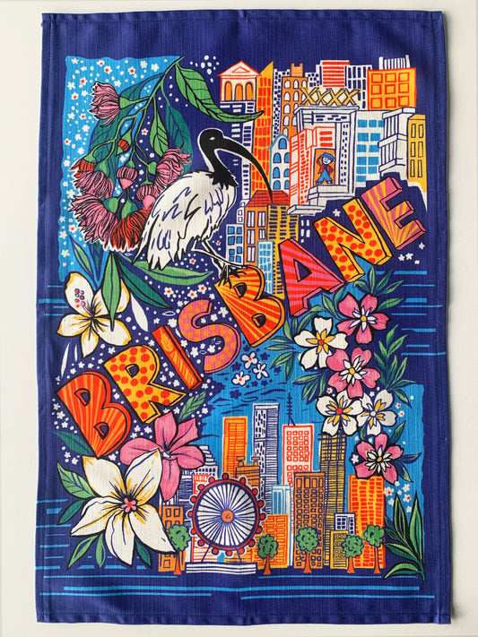 Brisbane Love Tea Towel
