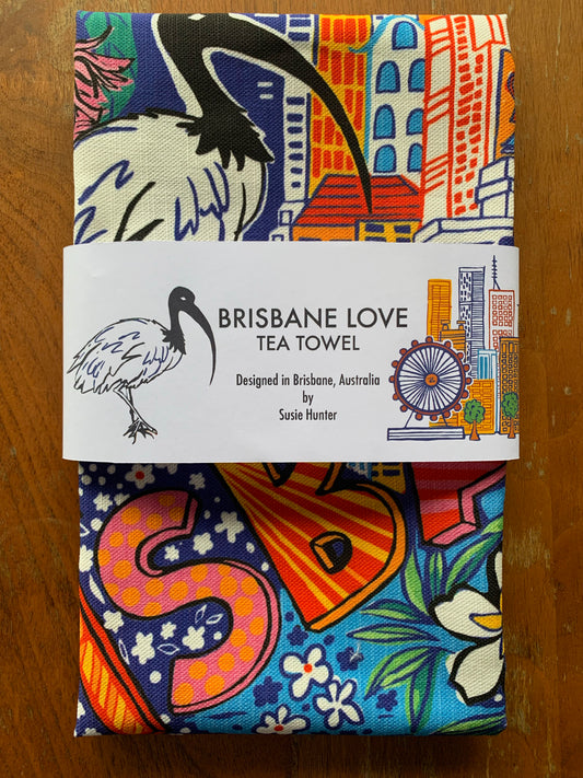 Brisbane Love Tea Towel